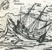 1596 seglade hollandaren willem barents till novaja semlja dar hartyg skruvades upp ovanpa packisen william r clark
